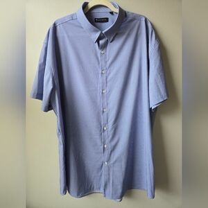 Men's Classic Blue Button-Down Shirt
